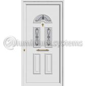 Πόρτα εισόδου pvc Με Διακοσμητική Ασφάλεια 8412 
