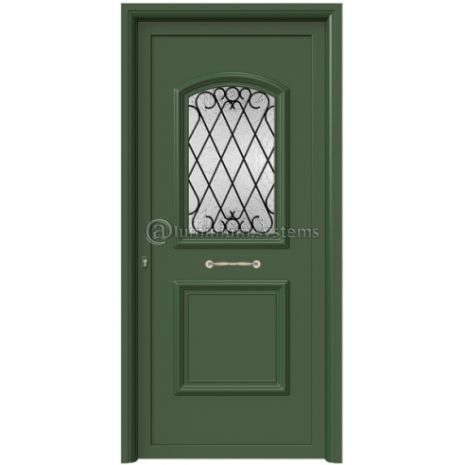 Πόρτα Αλουμινίου Με Διακοσμητική Ασφάλεια 5301 
